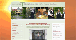 Desktop Screenshot of dillinger-franziskanerinnen-bamberg.de